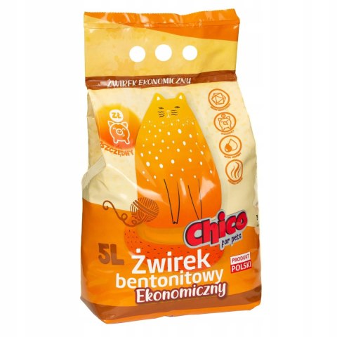 CHICO Żwirek bentonitowy Ekonomiczny 5l