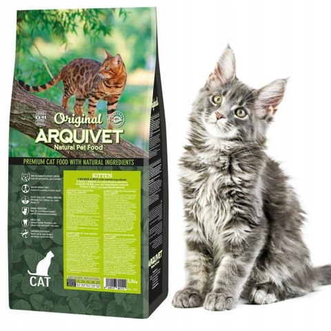 ARQUIVET CAT Original Kitten dla kociąt z kurczakiem 1,5 kg