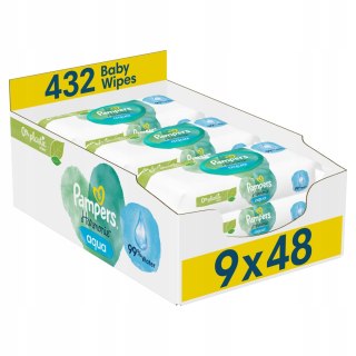 PAMPERS CHUSTECZKI NAWILŻANE HARMONIE AQUA 9x48