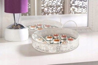 BISPOL AURA Podgrzewacze zapachowe tealight TRUSKAWKA, 18 szt