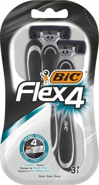 Bic Maszynka jednorazowa do golenia Flex 4 3 szt.