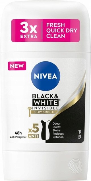 NIVEA Antyperspirant Black&White Silky Smooth