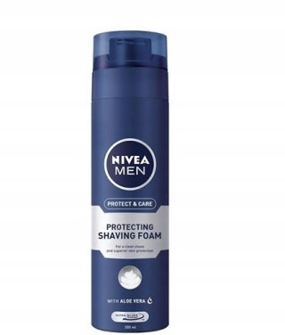 NIVEA MEN Protect & Care Pianka do golenia z aloesem, 200ml