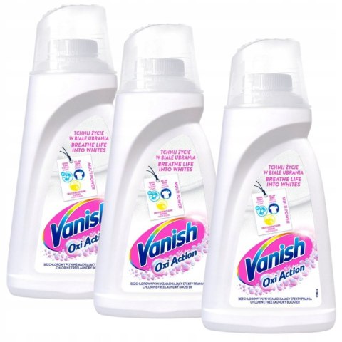 Vanish OXI WHITE odplamiacz w płynie do białego 1 L