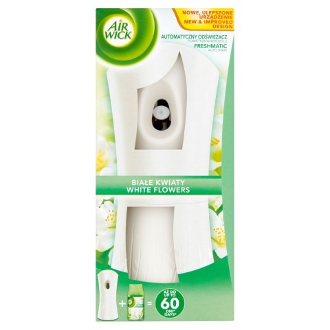 Air Wick Freshmatic Odświeżacz Powietrza Białe Kwiaty zapach Komplet 250 ml