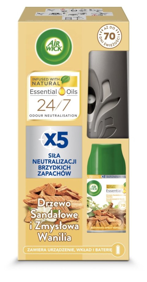 Air Wick Freshmatic Odświeżacz Powietrza Drzewo Sandałowe Komplet 250 ml