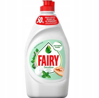 FAIRY SENSITIVE PŁYN DO NACZYŃ MIĘTA DRZEWO HERBACIANE aktywna piana 450ML