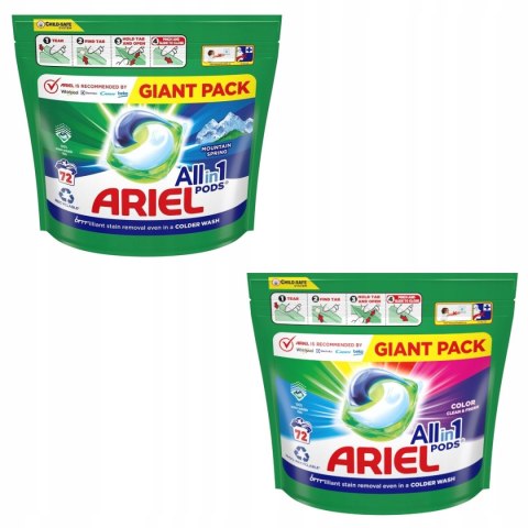 Ariel Pods Kapsułki do prania Color 72 szt