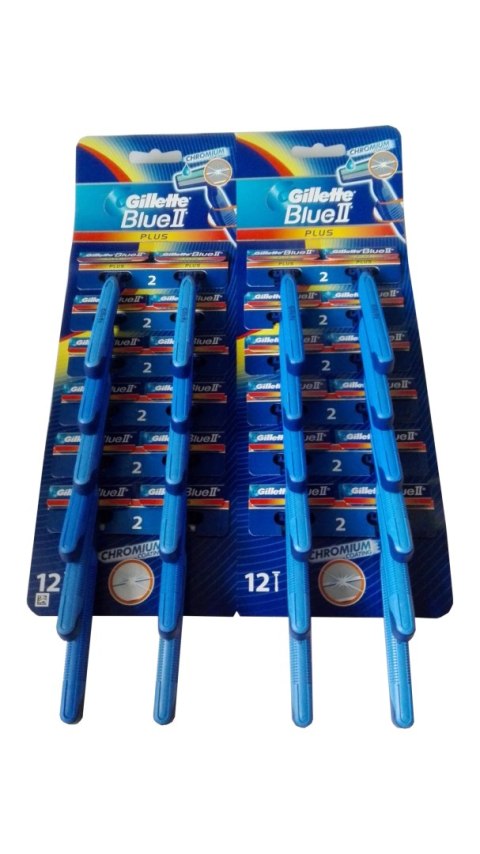 Gillette Blue II PLUS maszynki do gol. 2 x 24 (48)