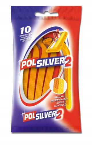 Gillette MASZYNKI DO GOLENIA POLSILVER JEDNORAZOWE 10 SZUK