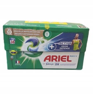 Ariel Active Deo Fresh Febreze kapsułki do prania uniwersalne 38 szt.