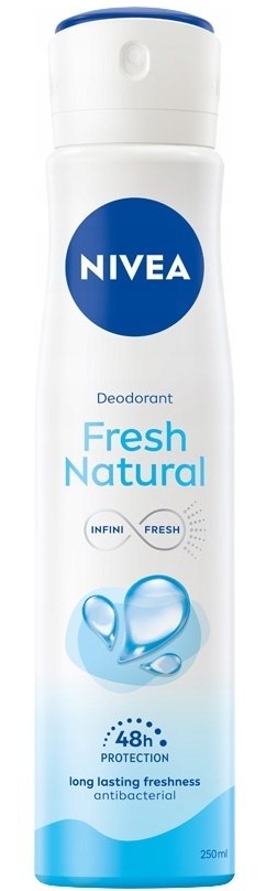 Nivea FRESH NATURAL 0 % aluminium deo spray 150ml.