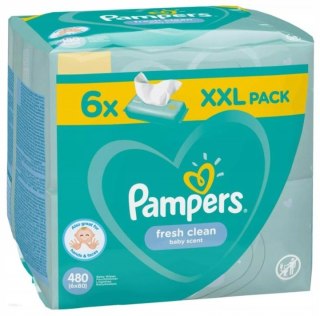 CHUSTECZKI NAWILŻANE PAMPERS FRESH CLEAN 12 x 80 SZT