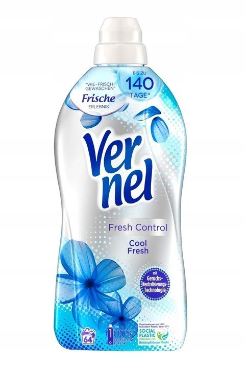 VERNEL cool fresh płyn do PŁUKANIA 1,6l 64p DE