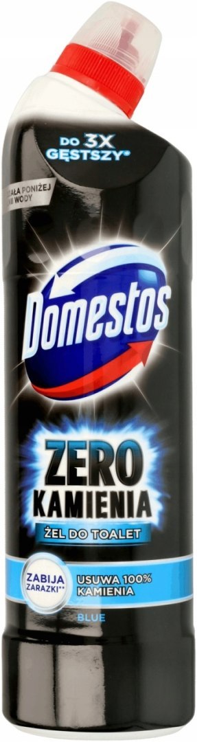 Domestos Zero Kamienia, żel do WC, niebieski 750ml