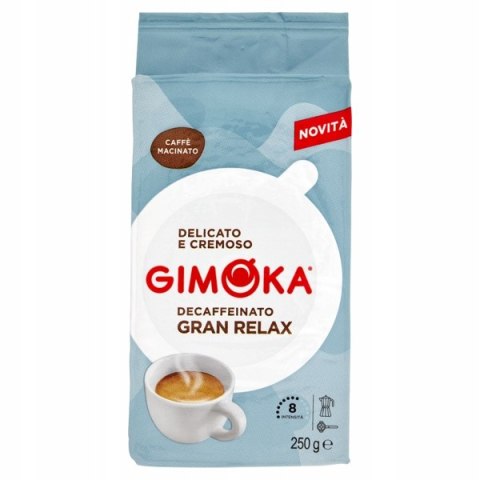 Gimoka GRAN RELAX bezkofeinowa 250g mielona