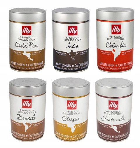 Illy 250GR ARABICA SELECTION BEANS BRAZIL