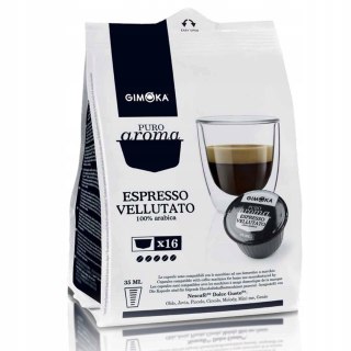 Kapsułki Gimoka Dolce Gusto Espresso Vellutato 100% Arabica 16 szt