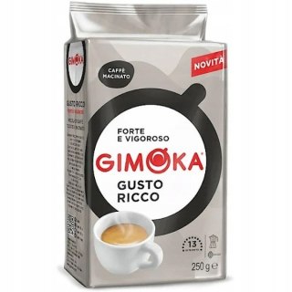 Włoska Kawa Mielona Gimoka 250G GRAN RICCO (BIANCO)