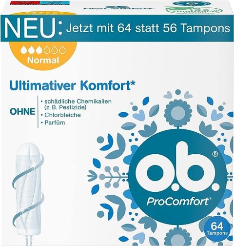 O.B. ProComfort Normal Tampony 64 sztuki