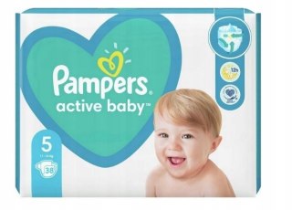 PIELUSZKI 38 SZT PAMPERS ACTIVE BABY 5 PIELUCHY