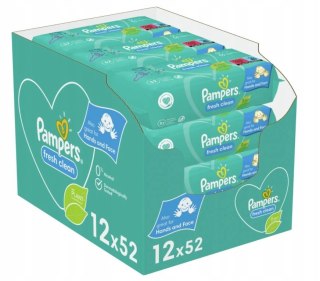 Pampers Chusteczki FRESH CLEAN 12x52 szt.